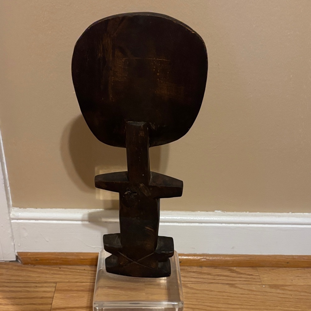 Hand-Carved Dark Brown Tribal Home Art Sculpture - Brand - Picture 2 of 4